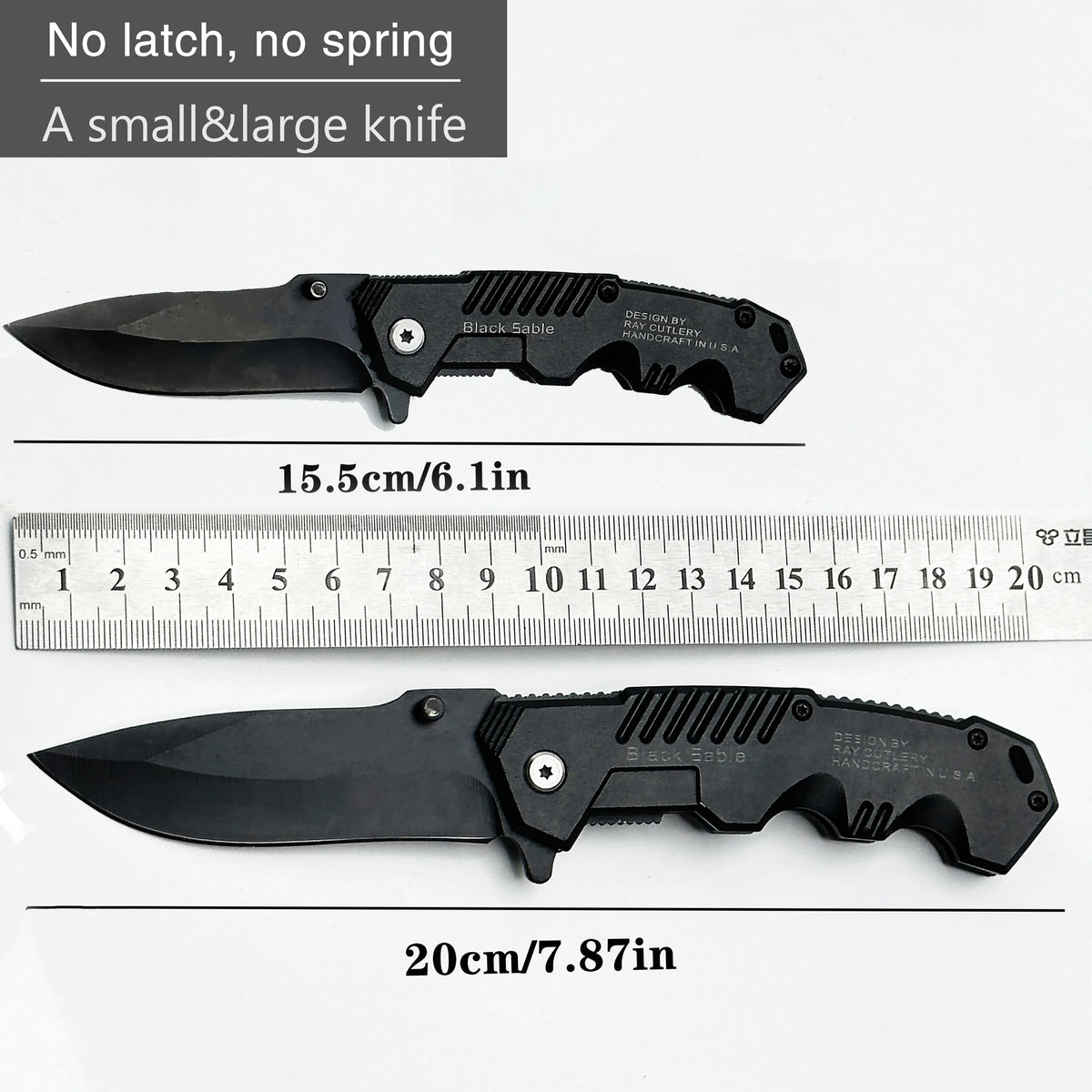 Folding Survival Knife with Stainless Steel Blade