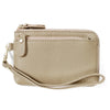 PU Leather Wallet with Wrist Strap and Coin Purse