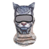3D-Katzen-Skibalaclava