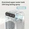 Portable USB Mini Air Cooler with Mist Function