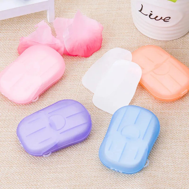 Portable Soap Paper Sheets with Mini Case