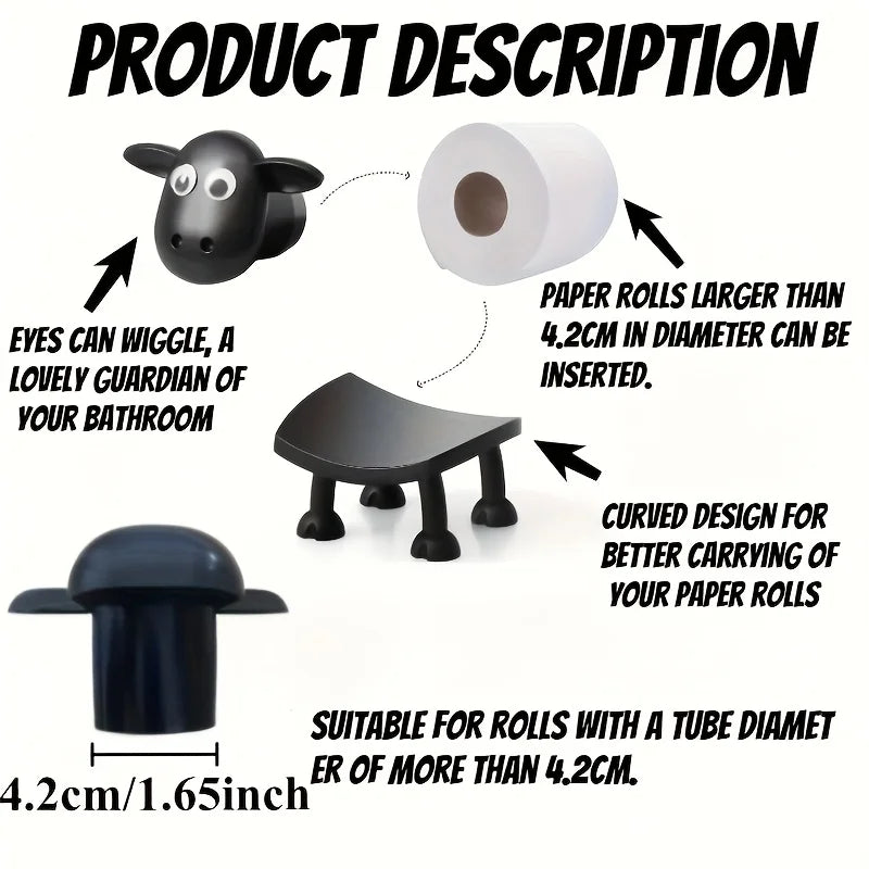 Adorable Sheep Toilet Paper Holder