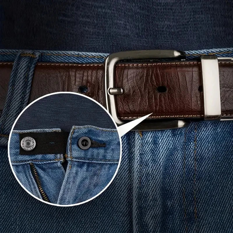 Adjustable Elastic Waist Extender for Jeans and Pants