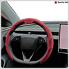 Premium Universal Leather Steering Wheel Cover
