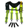 Heavy-Duty Padded Tool Belt Suspenders with Detachable Phone Holder