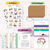 Set of 20 Happy Birthday Cards with Envelopes and Stickers