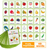 Early Learning Flash Cards for Kids – Colors, Shapes, Numbers, Fruits, Vegetables & Food