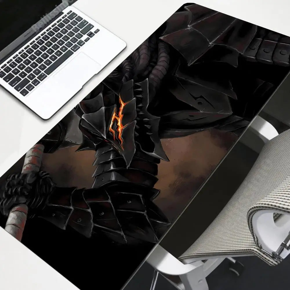 Berserk Anime XXL Gaming Mouse Pad with Non-Slip Rubber Base