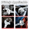 Heavy-Duty Adjustable Crab Claw Wrench