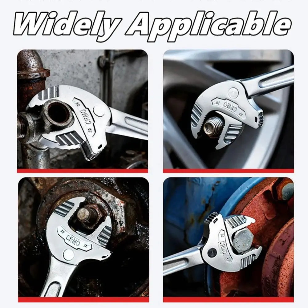 Heavy-Duty Adjustable Crab Claw Wrench