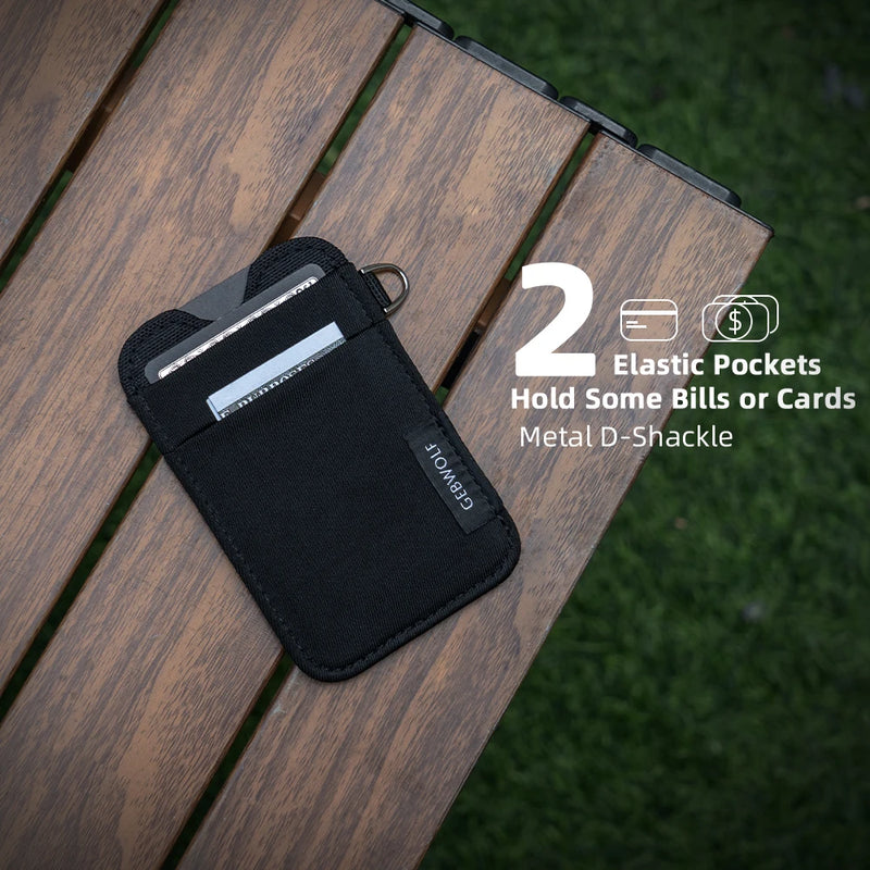 Minimalist Nylon Card Holder with RFID Protection