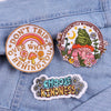 Encouraging Embroidered Iron-On Patches for Jackets, Jeans & Bags
