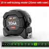 5m Fluorescent Steel Tape Measure with Self-Locking Mechanism