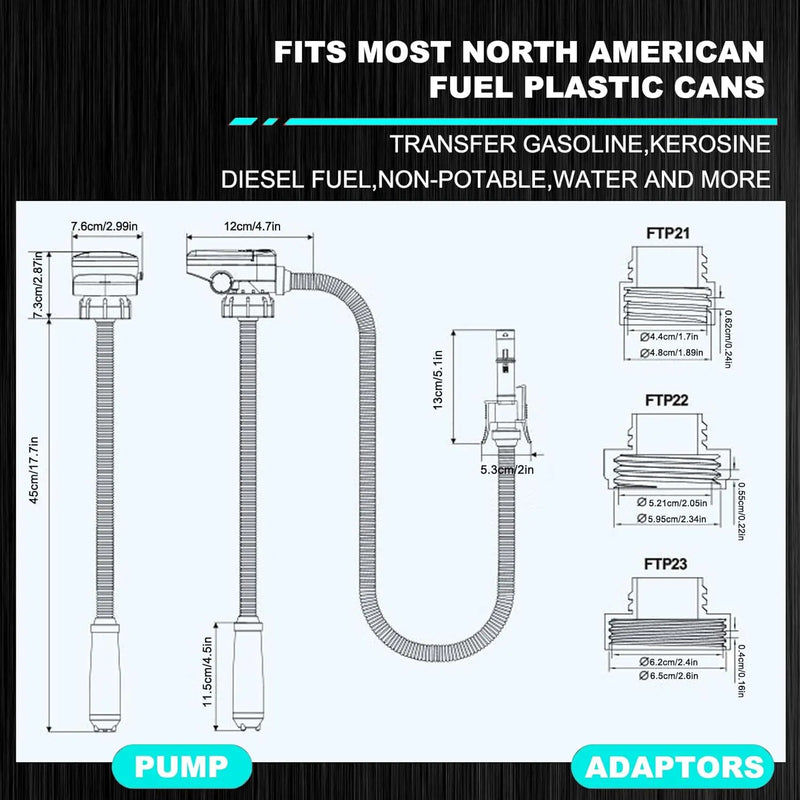 Portable Battery-Powered Fuel Transfer Pump