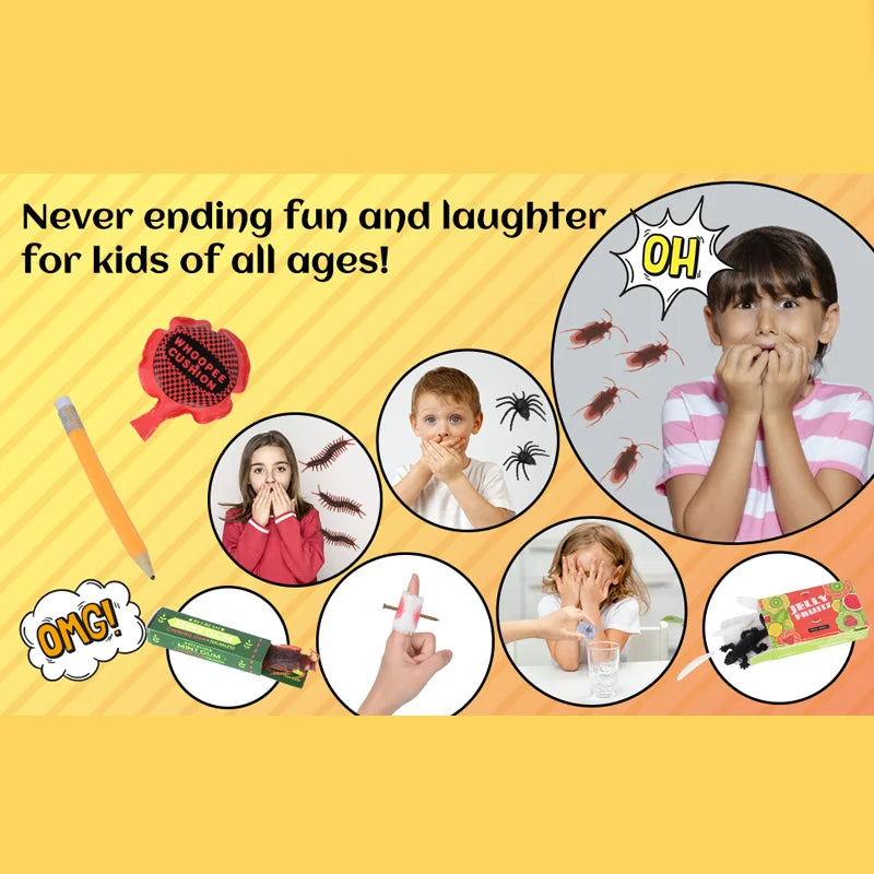 Jokes and Pranks Kit - Fun Gag Gifts for Parties