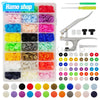 Snap Fastener Pliers Kit with Resin Buttons for Sewing and DIY Projects