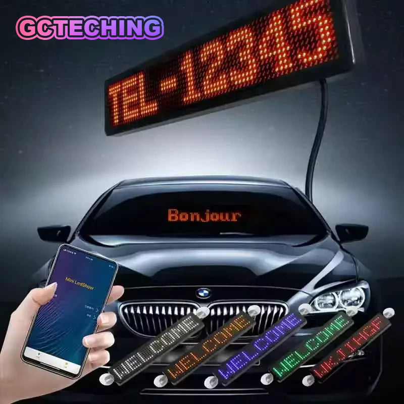 Smart LED Message Display Board for Cars