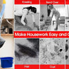 Chenille Dust Mop Slippers for Hands-Free Floor Cleaning