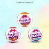 Three Zuru Mini Brands create blind box balls are displayed against a light background.