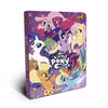 A card pack featuring My Little Pony characters with a purple and pink theme.