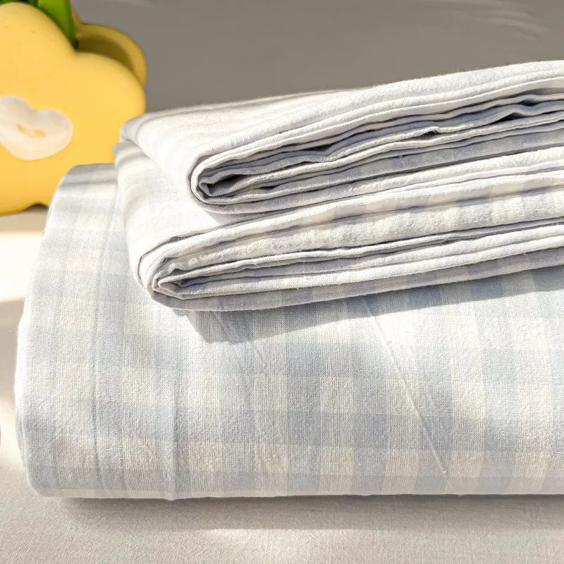 Organic Cotton Percale Bed Sheet Set with Pillowcases
