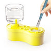 4-in-1 Paint Brush Cleaner and Holder with Palette