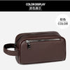 Men's PU Leather Casual Crossbody Clutch Bag