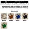 Minimalist Square PU Leather Crossbody Bag