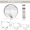 Stainless Steel Concha Bread Mold Set