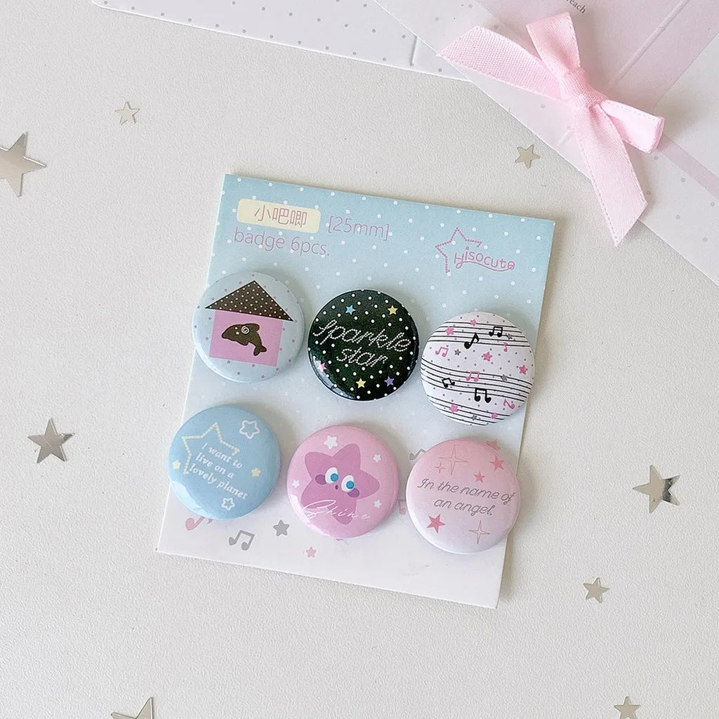 Cute Mini Enamel Pin Set for Bags, Hats & DIY Projects