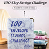 Marble A5 Savings Challenge Binder with 100 Cash Envelopes