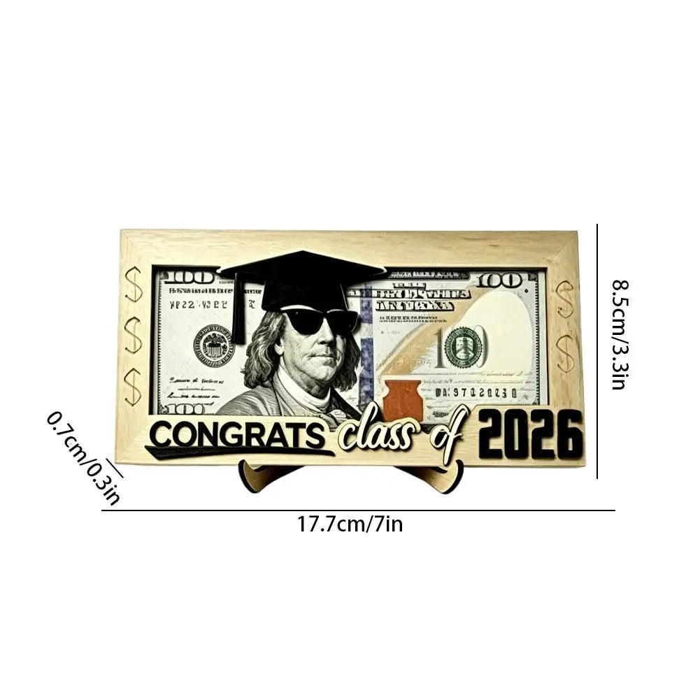 Class of 2026 Graduation Money Frame