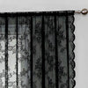 Romantic Lace Sheer Curtain with Floral Design
