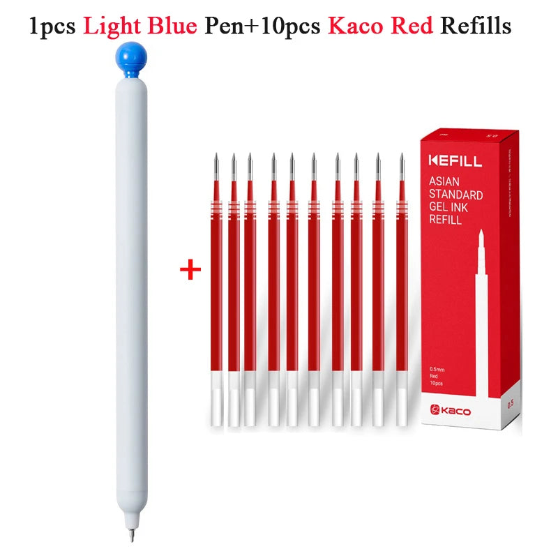 KACO POPUP Retractable Gel Pen – 0.5mm Smooth Writing, Quick-Dry Ink