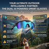 KI-Smart-Brille mit 4K-Kamera & Echtzeit-Übersetzung