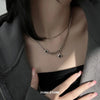 Double-Layer Star Pendant Necklace