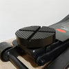 Black rubber jack pad used for car pinch welds.