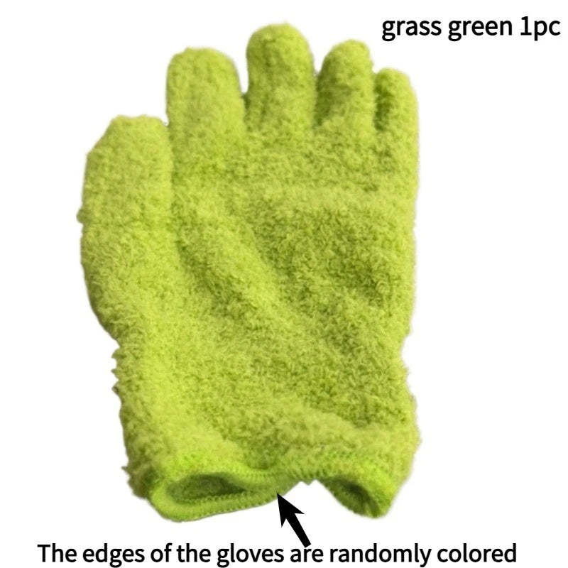 Stretchable Microfiber Dusting Gloves with Breathable Design