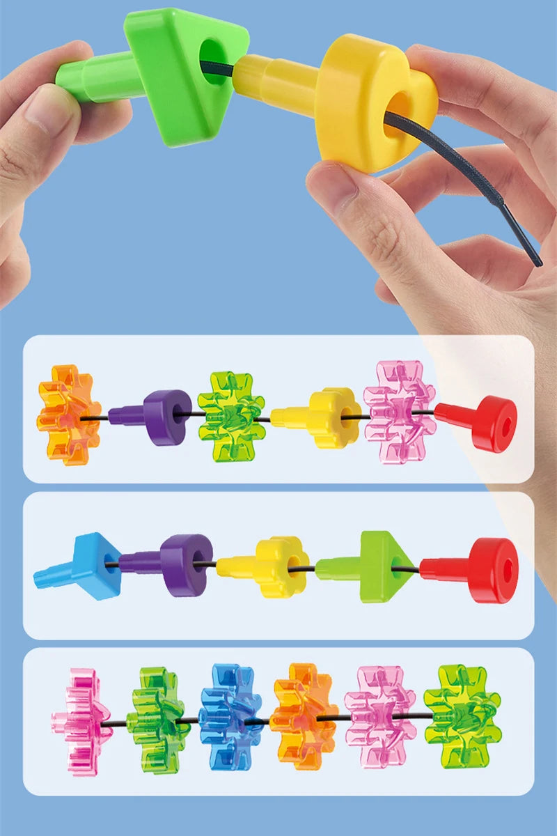 Montessori Peg Board Stacking Toy for Kids