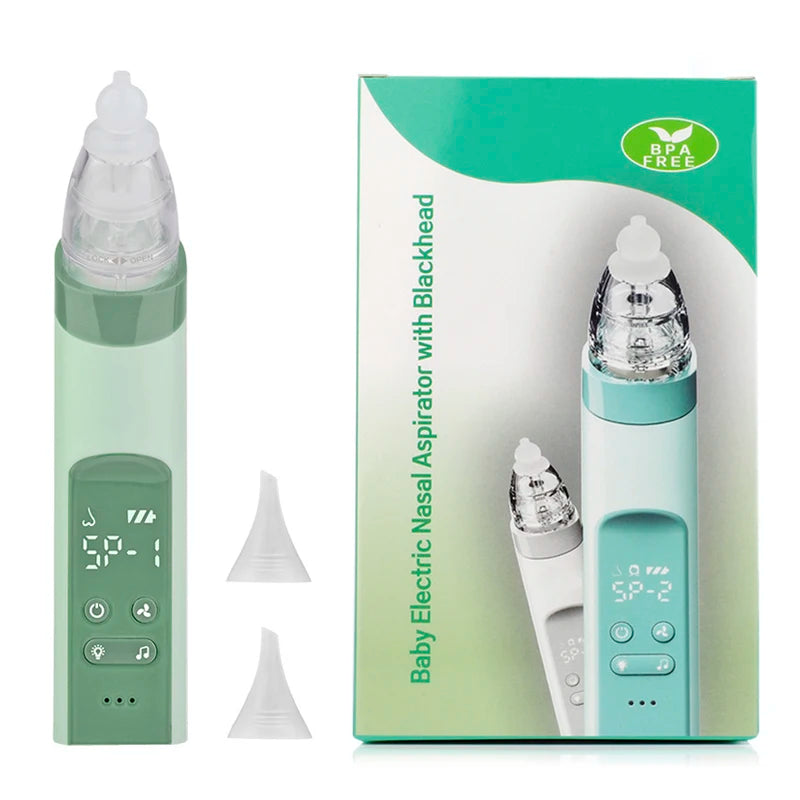 Baby Electric Nasal Aspirator with Soothing Music & Soft Silicone Tips