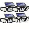 3-Head Solar Motion Sensor Security Light