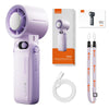 Foldable 3-in-1 Handheld Fan with Digital Display