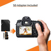 High-Speed MicroSD Memory Card with SD Adapter