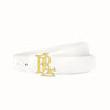 Women's Gold Letter PU Leather Belt