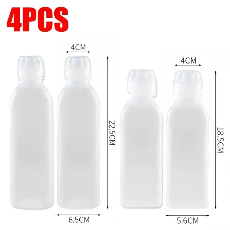 Plastic Squeeze Bottle for Oil, Salad Dressing & BBQ Sauce