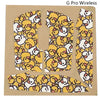 A set of G Pro Wireless mouse grips featuring a pattern of yellow and white chicks.