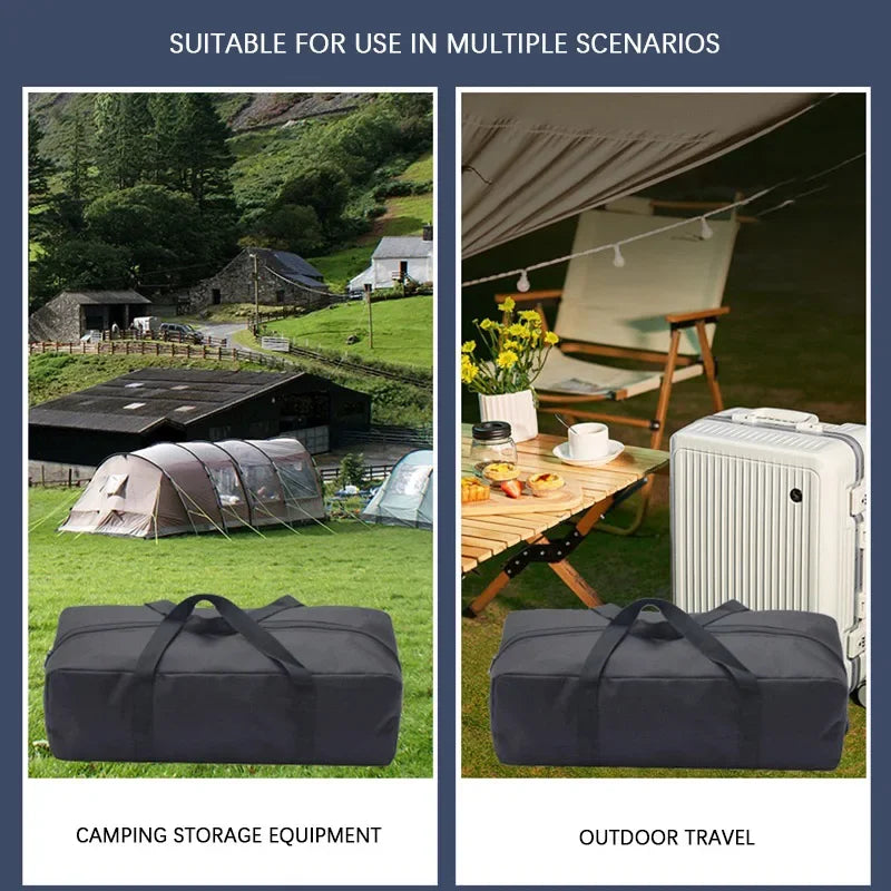 Heavy-Duty Waterproof Oxford Storage Bag with Dual Handles