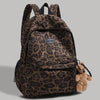 Leopard Print Casual Backpack for School & Daily Use