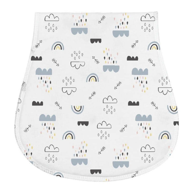 Soft Cotton Burp Cloths for Newborns (2-Pack)