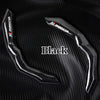 Carbon Fiber Texture Steering Wheel Cover - Anti-Slip & Comfortable Grip